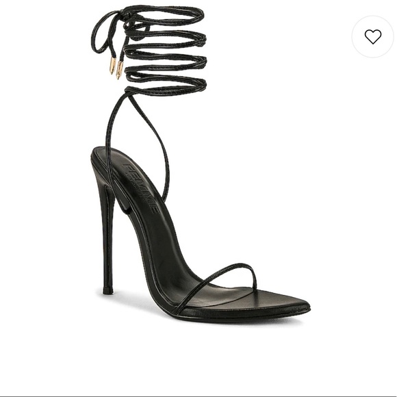 FEMME LA LUCE MINIMALE STRAPPY HEELS - Picture 1 of 13